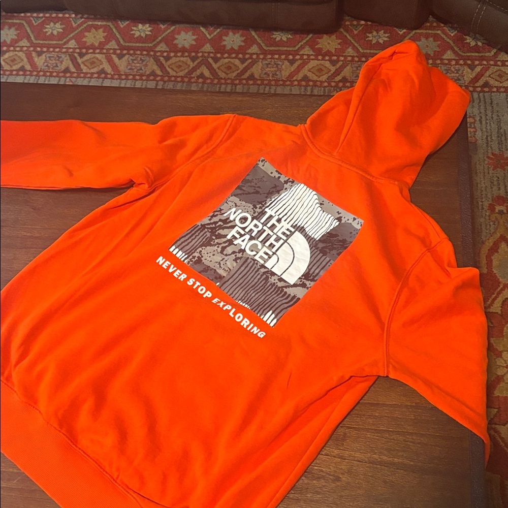 The North Face Men's Vibrant Orange Hoodie